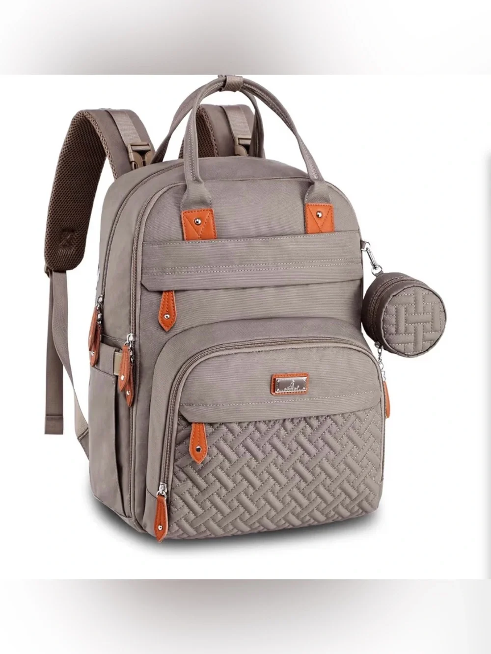 BabbleRoo Unisex Diaper Bag Khaki Color